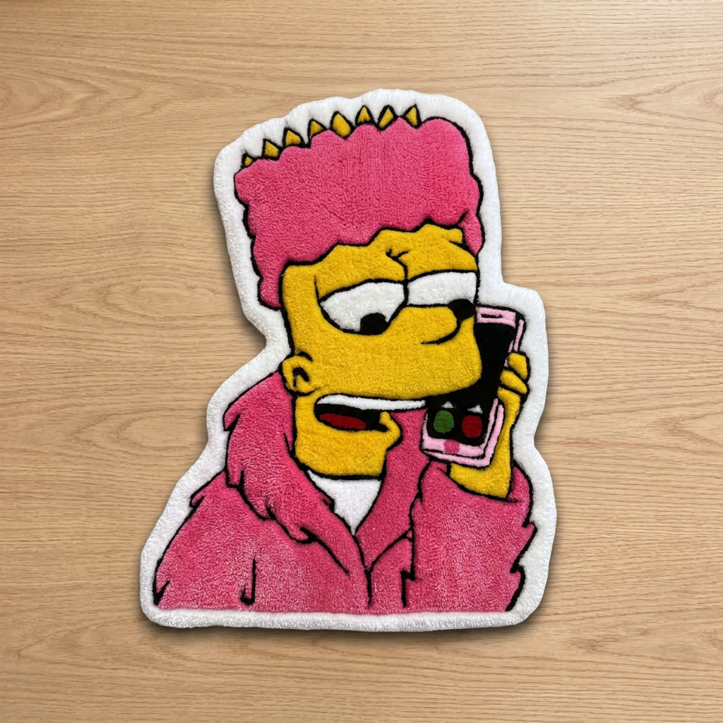 Alfombra tufting artesanal — diseño personalizado Pisarte